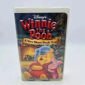 Walt Disney Winnie The Pooh A Very Merry Pooh Year VHS Tape #25664